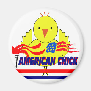 American Chick Magneet