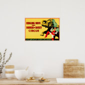 AMERICAN CIRCUS Ringling Bros Acrobat-Show Poster (Keuken)