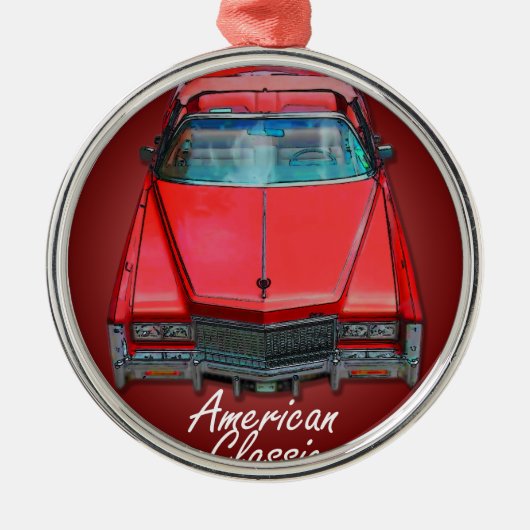 American Classic 1975 Casillac Eldorado Metalen Ornament (Voorkant)