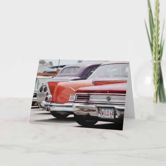 American Classic Car Lover's Notecard Kaart (Voorkant)