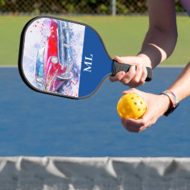 American Classic Car Monogramed Pickleball Paddle