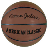 American Classic Personalized Basketball Mini Basketbal (Voorkant)