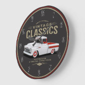 American Classics White Truck Large Clock Grote Klok (Hoek)