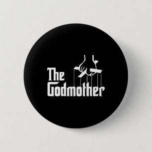 American Clics Godmother - De film Distress Mother Ronde Button 5,7 Cm