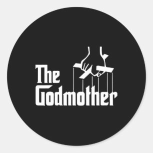 American Clics Godmother - De film Distress Mother Ronde Sticker