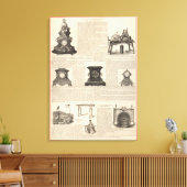 American Clock Company Canvas Afdruk (Insitu (Woonkamer))