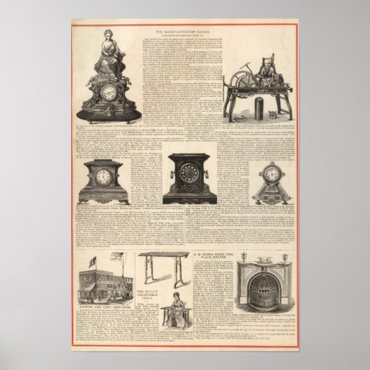 American Clock Company Poster (Voorkant)