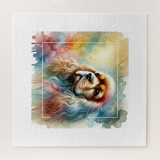 American Cocker Spaniel Dog 070824AREF137 - Waterc Legpuzzel (Horizontaal)