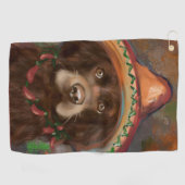 American Cocker Spaniel  Golfhanddoek (Horizontaal)