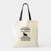 American Cocker Spaniel Happiness Tote Bag (Achterkant)