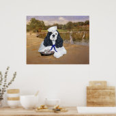 American Cocker Spaniel Sailor Poster (Keuken)