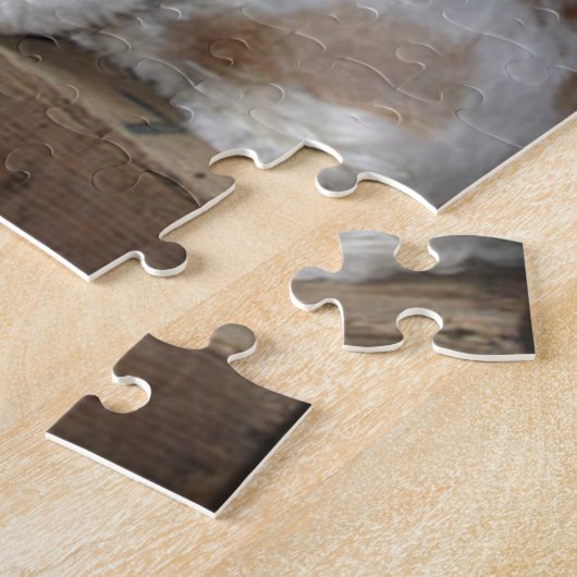 american cocker spaniel sitting legpuzzel (Zijkant)