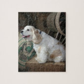 american cocker spaniel sitting legpuzzel (Verticaal)
