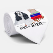 American Cocker Spaniel Terug naar School Stropdas (Opgerold)