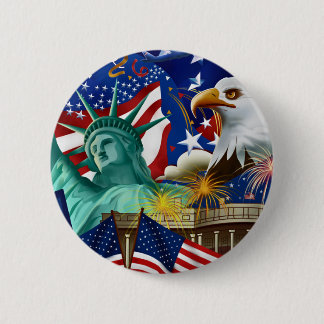 AMERICAN COLLAGE RONDE BUTTON 5,7 CM