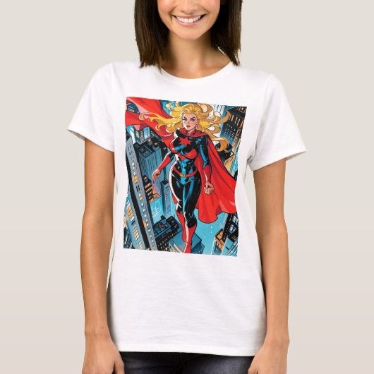 American Comics, Amerikaanse stripserie superheld T-shirt (Voorkant)