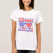 American Cool Mam Moederdag T-Shirt (Voorkant)