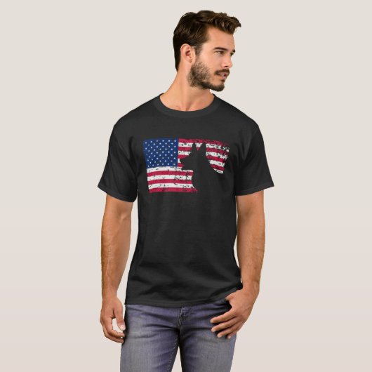 American Corgi T-shirt (Voorkant volledig)