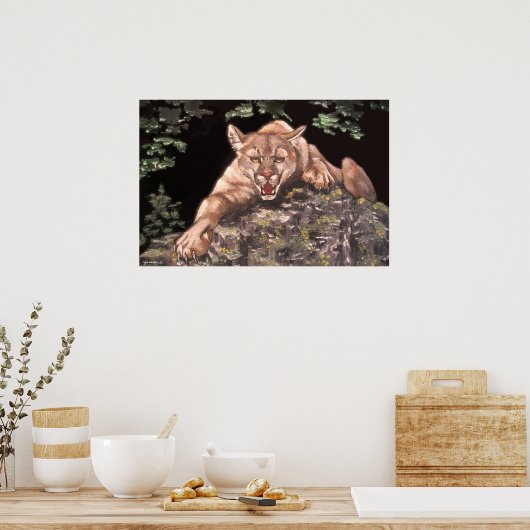 American Cougar poster (Keuken)