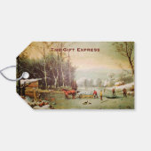 American Country Gift Label Cadeaulabel (Achterkant Horizontaal)