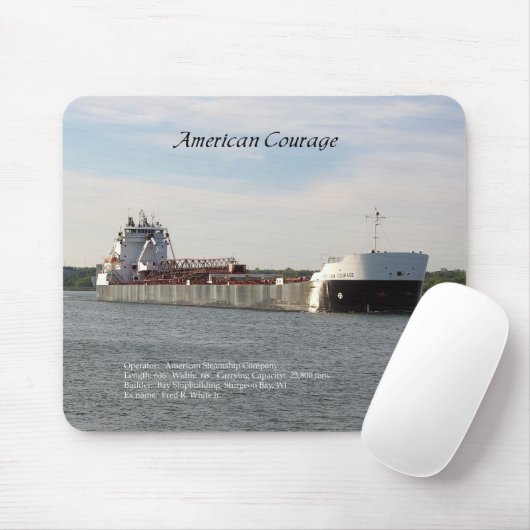 American Courage mousepad Muismat (Met muis)