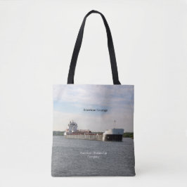 American Courage over de hele canvas tas
