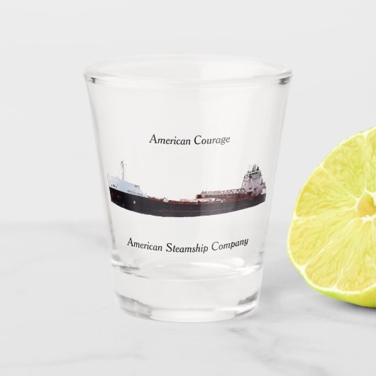 American Courage shot glas (Voorkant)