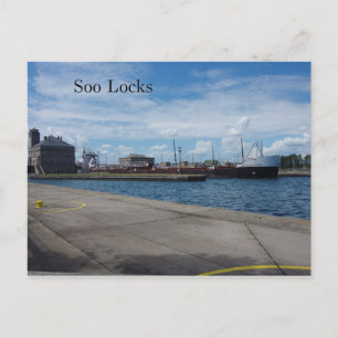 American Courage Soo Locks postkaart