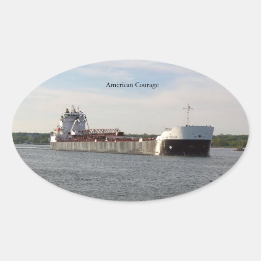 American Courage sticker (Voorkant)