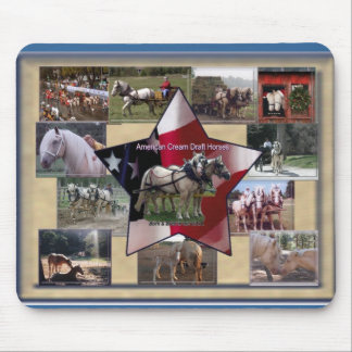 American Cream Collage Muismat