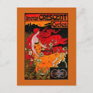 American Crescent Vintage PosterEurope Briefkaart