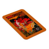 American Crescent Vintage PosterEurope Magneet (Rechterzijde)