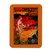 American Crescent Vintage PosterEurope Magneet (Verticaal)
