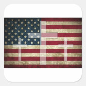 American Cross Sticker (Voorkant)