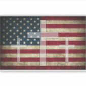 American Cross Sticker (Voorkant)