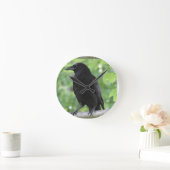 American Crow Clock Ronde Klok (Huis)