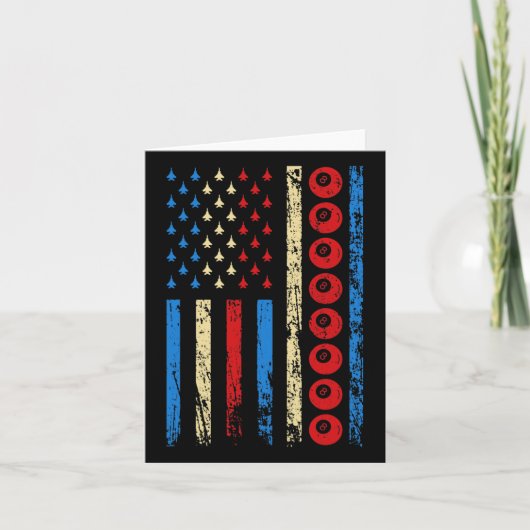 American Cue Sport Vlag Atletische Biljart 4e van Kaart (Voorkant)