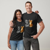 American Curl Het Leven is Beter met een Curl Grap T-shirt (Unisex)