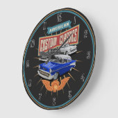 American Custom Car Classics Large Clock uit 1950 Grote Klok (Hoek)