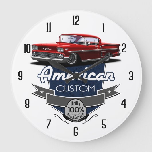 American Custom Impala Grote Klok (Voorkant)
