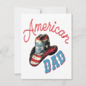 American Dad Cowboy Save The Date (Achterkant)