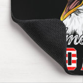 American Dad Eagle 4th van juli Vaders Dag Mannen Muismat (Hoek)