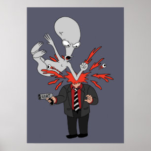 AMERICAN DAD ROGER SLAM POSTER