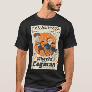 American Dad Wheels En De Legman Kanji T-shirt