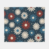 American Daisy's  Fleece Deken (Voorkant (Horizontaal))
