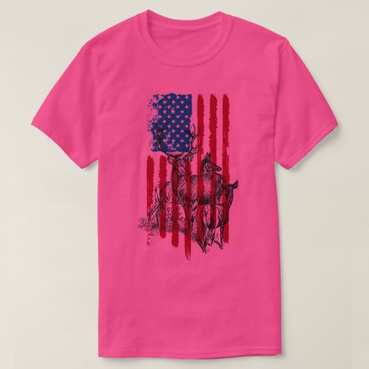 American Deer Hunter T-shirt (Design voorkant)