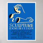 American Design Sculpture Exhibition Poster (Voorkant)