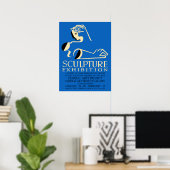 American Design Sculpture Exhibition Poster (Thuiskantoor)