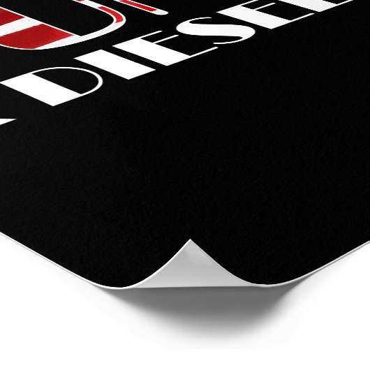 American Diesel Truck Owners God Guns & Diesels Poster (Hoek)