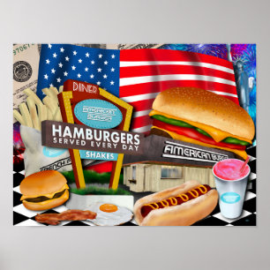 American Diner Poster